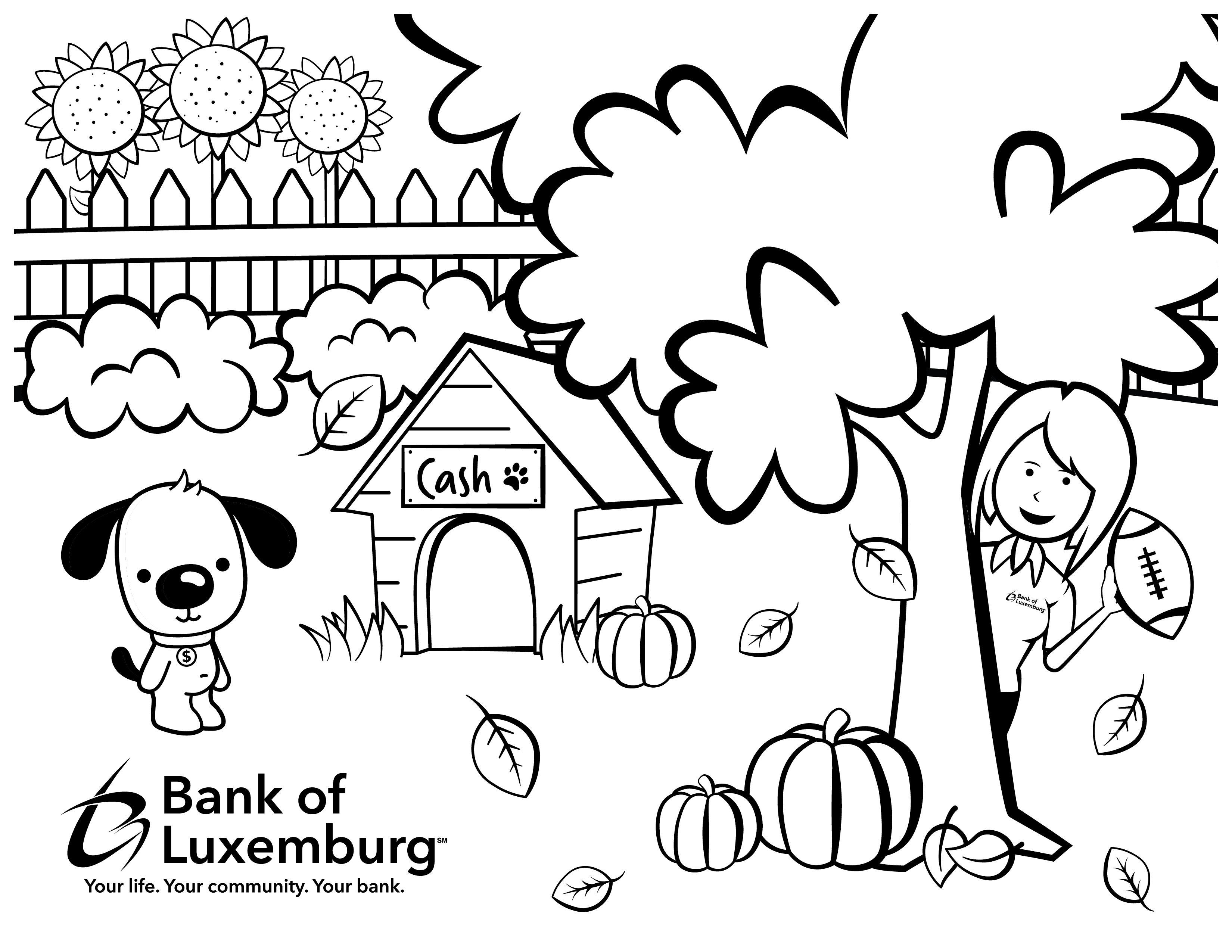 fall coloring page