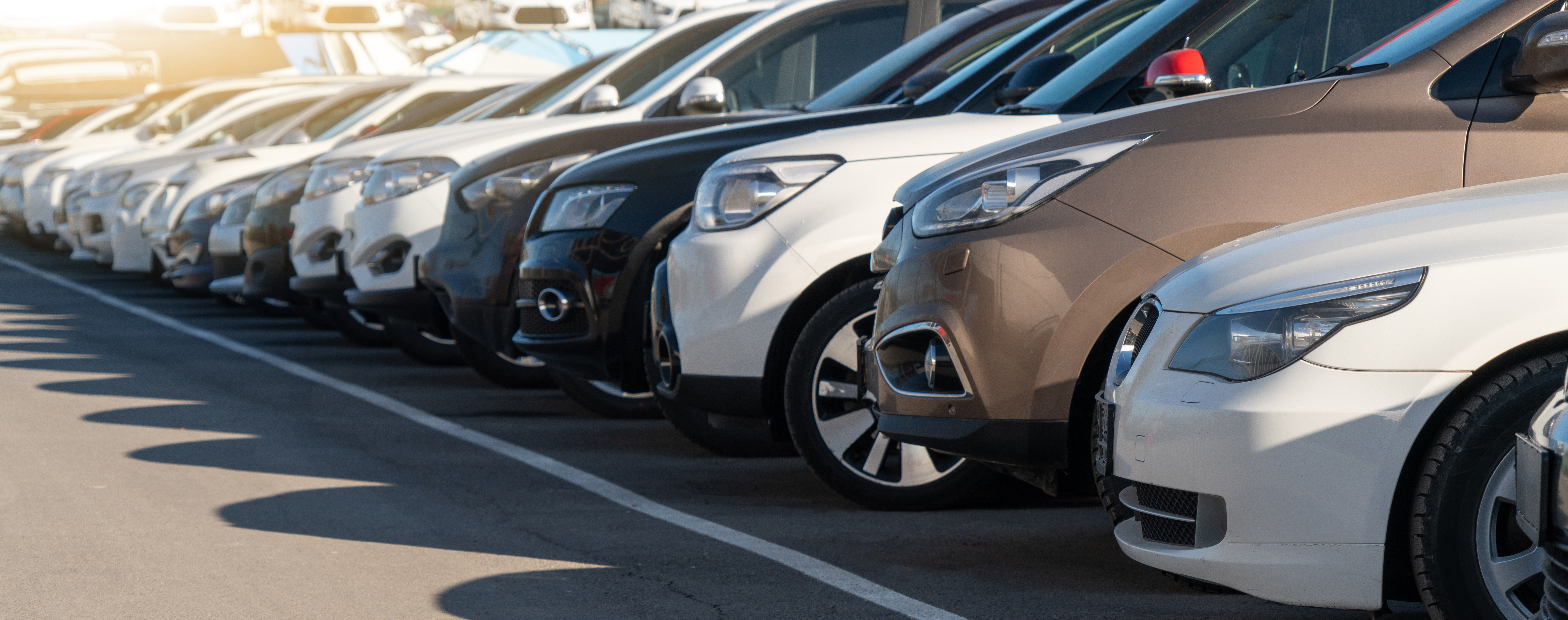 line of cars